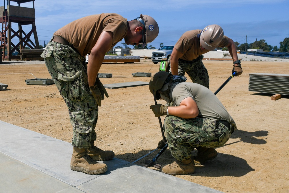 Naval Mobile Construction Battalion 18 Holds Field Training Exercise