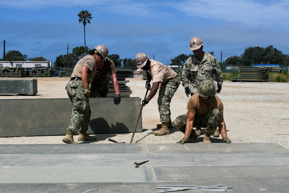 Naval Mobile Construction Battalion 18 Holds Field Training Exercise