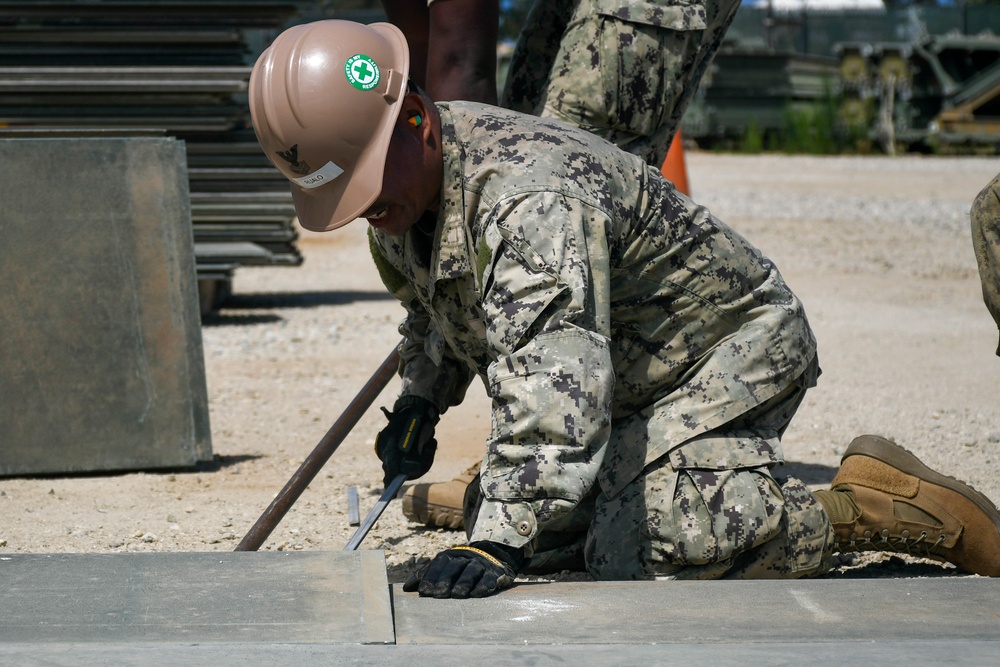 Naval Mobile Construction Battalion 18 Holds Field Training Exercise