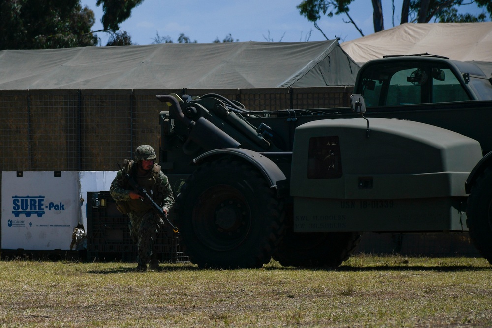 Naval Mobile Construction Battalion 18 Holds Field Training Exercise