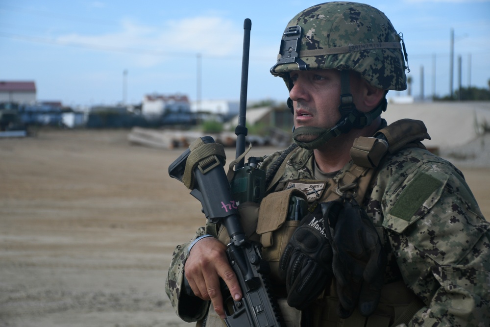 Naval Mobile Construction Battalion 18 Holds Field Training Exercise