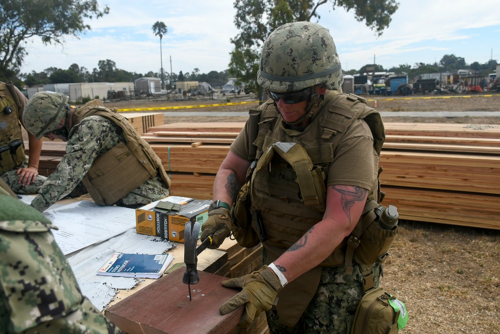 Naval Mobile Construction Battalion 18 Holds Field Training Exercise