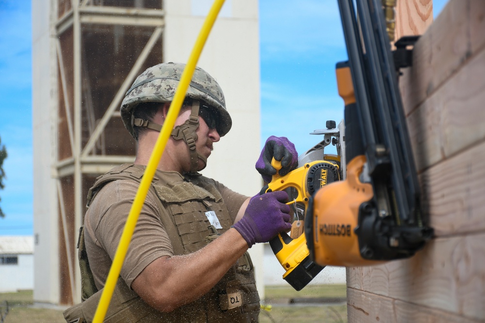 Naval Mobile Construction Battalion 18 Holds Field Training Exercise