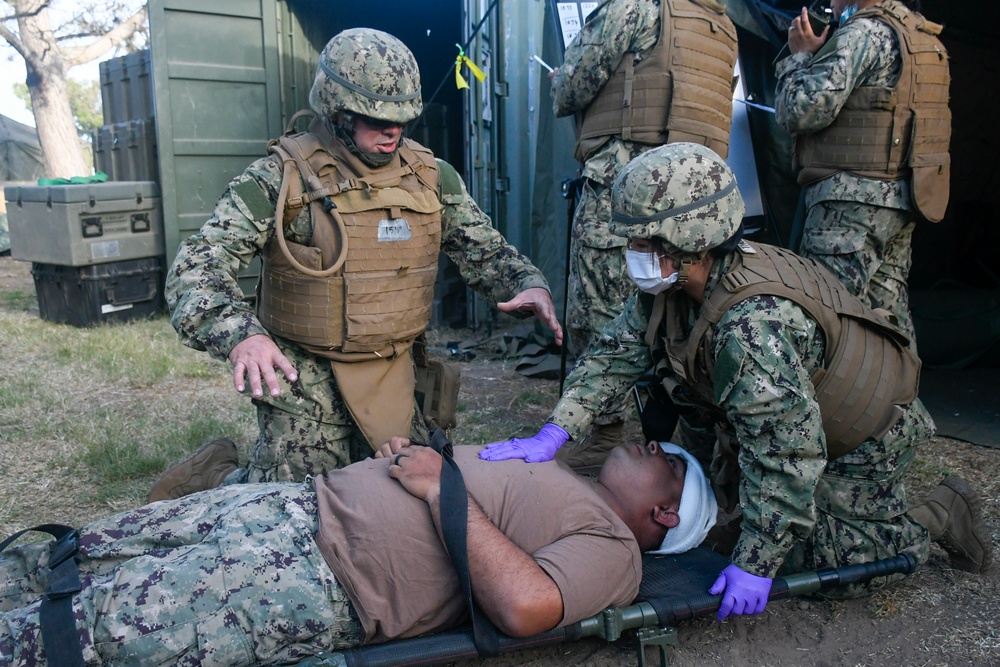 Naval Mobile Construction Battalion 18 Holds Field Training Exercise