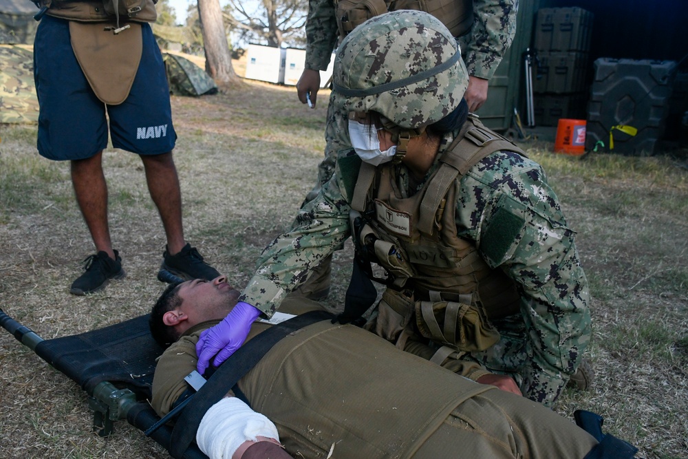 Naval Mobile Construction Battalion 18 Holds Field Training Exercise