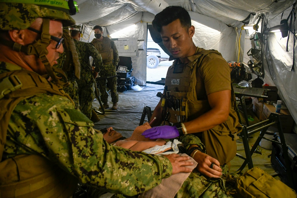 Naval Mobile Construction Battalion 18 Holds Field Training Exercise