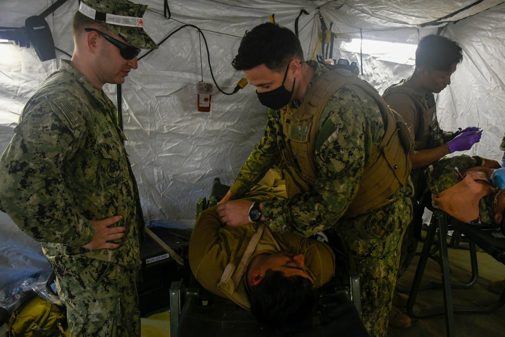 Naval Mobile Construction Battalion 18 Holds Field Training Exercise