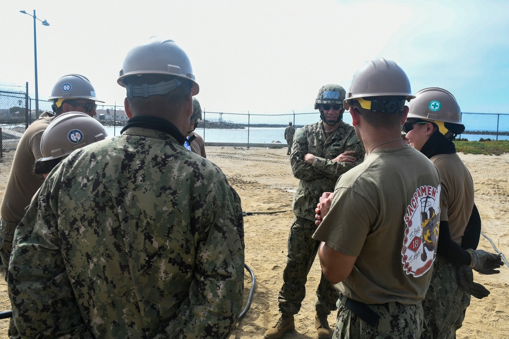 Naval Mobile Construction Battalion 18 Holds Field Training Exercise