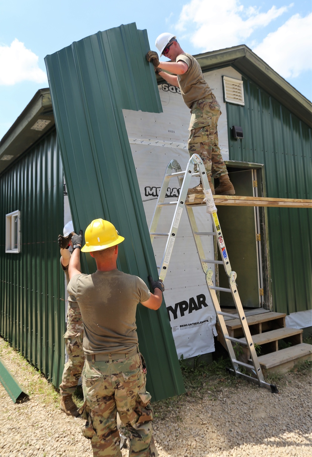 389th Engineer Company Soldiers hone skills supporting troop project at Fort McCoy