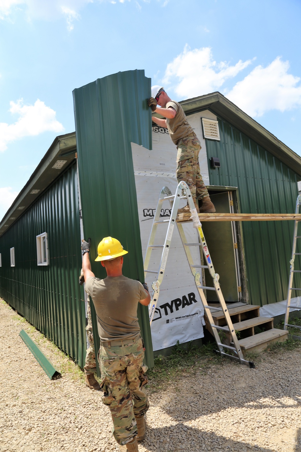 389th Engineer Company Soldiers hone skills supporting troop project at Fort McCoy