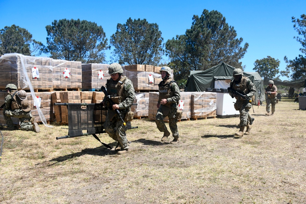 Naval Mobile Construction Battalion 18 Holds Field Training Exercise