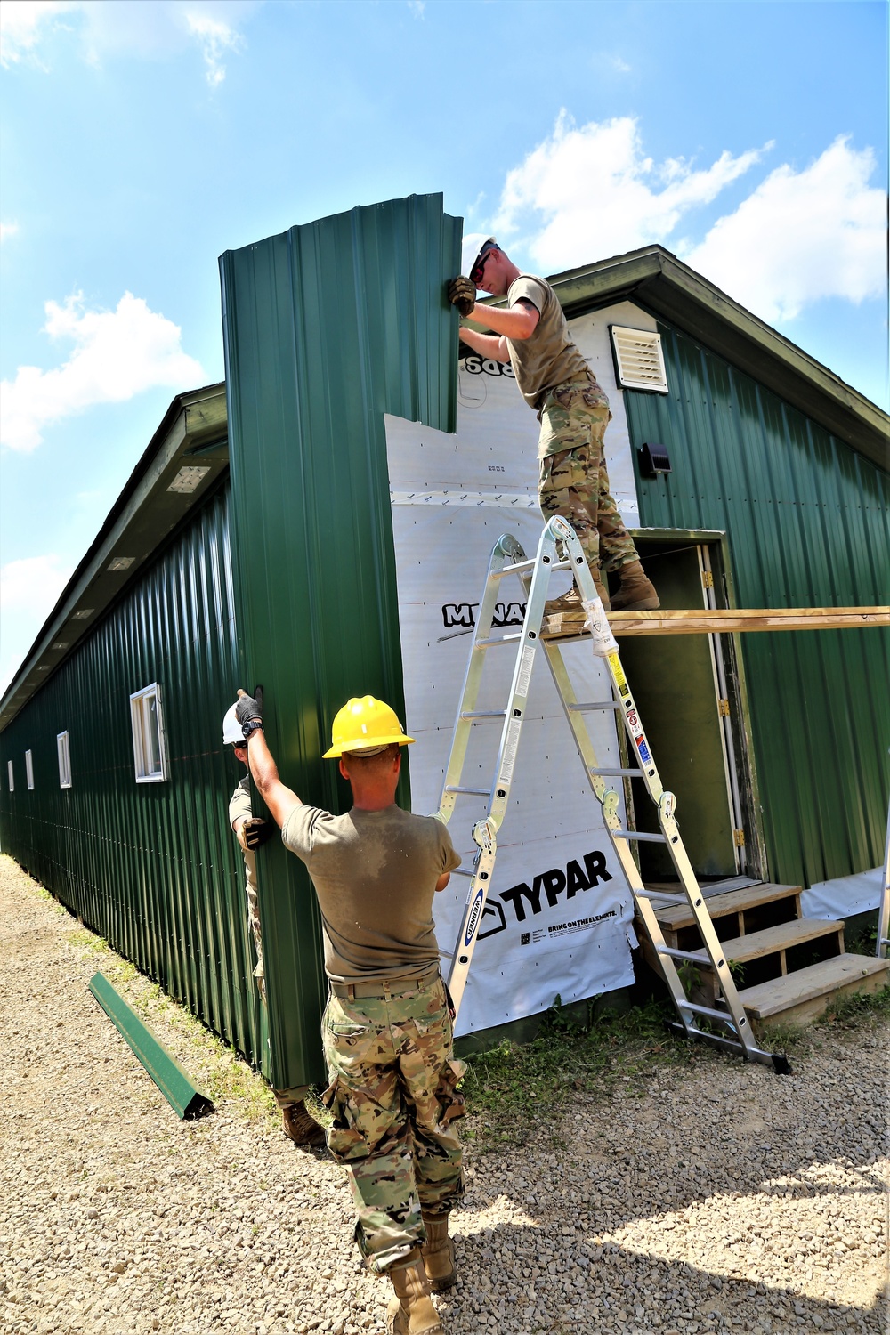 389th Engineer Company Soldiers hone skills supporting troop project at Fort McCoy