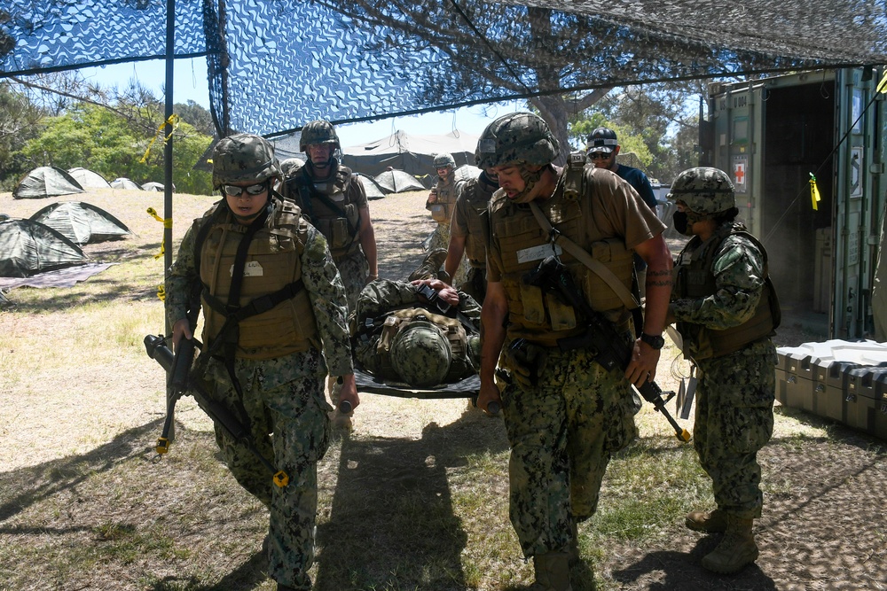 Naval Mobile Construction Battalion 18 Holds Field Training Exercise