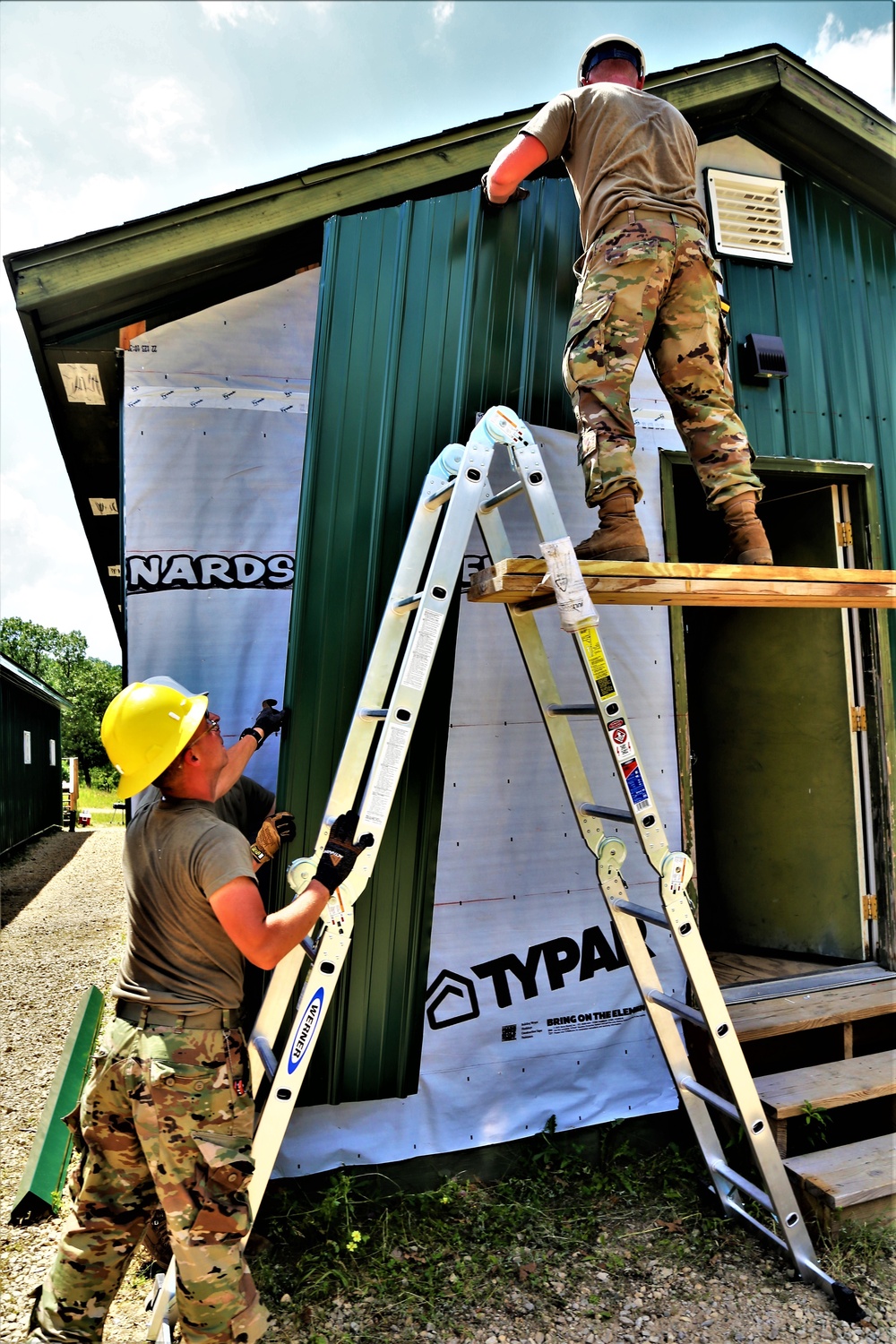 389th Engineer Company Soldiers hone skills supporting troop project at Fort McCoy