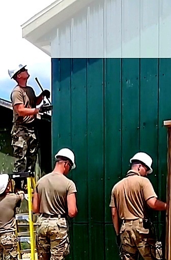 389th Engineer Company Soldiers hone skills supporting troop project at Fort McCoy