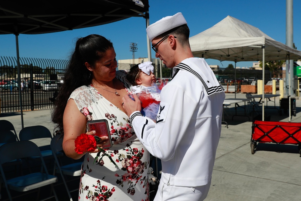 Abraham Lincoln returns to homeport