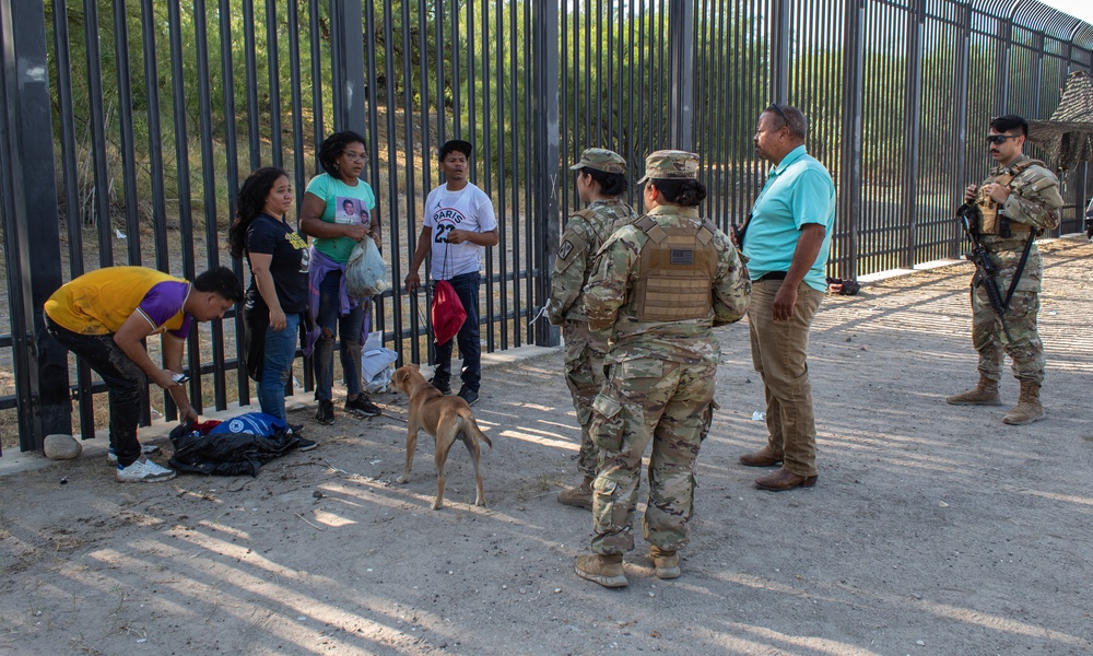 Texas Military Department Guards the Border