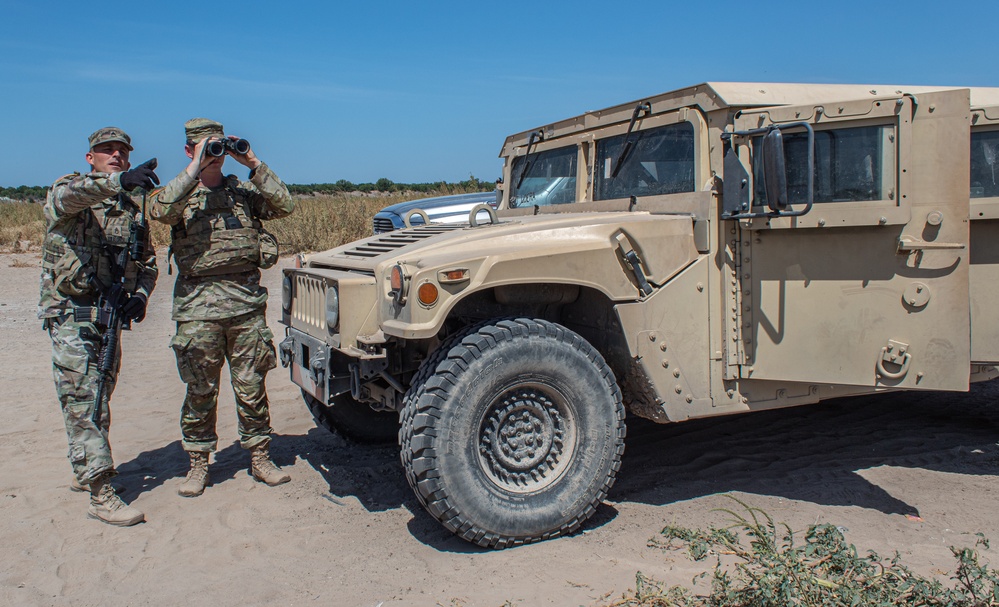 Texas Military Department Guards the Border