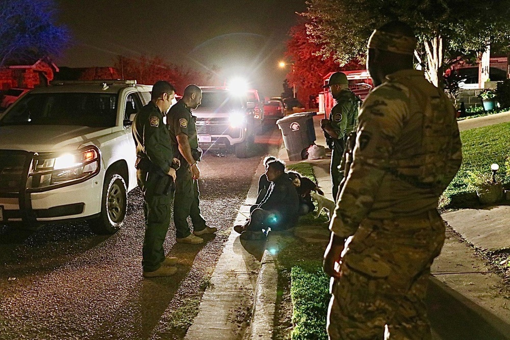 Texas Military Department Guards the Border