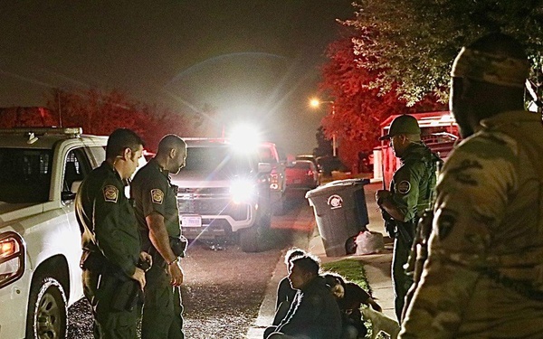 Texas Military Department Guards the Border