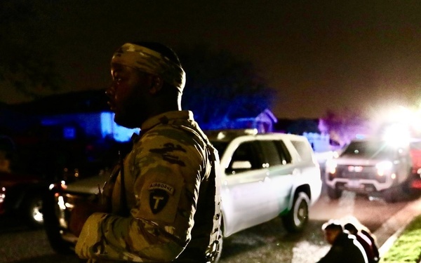 Texas Military Department Guards the Border