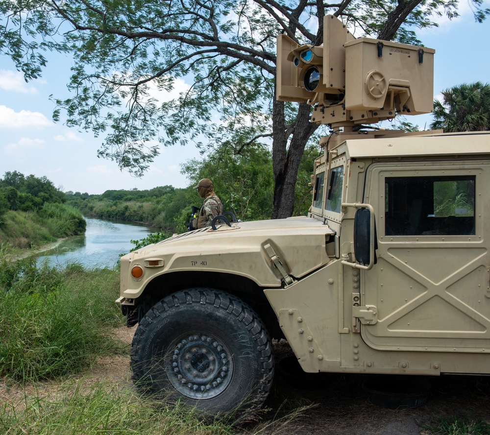 Texas Military Department Guards the Border