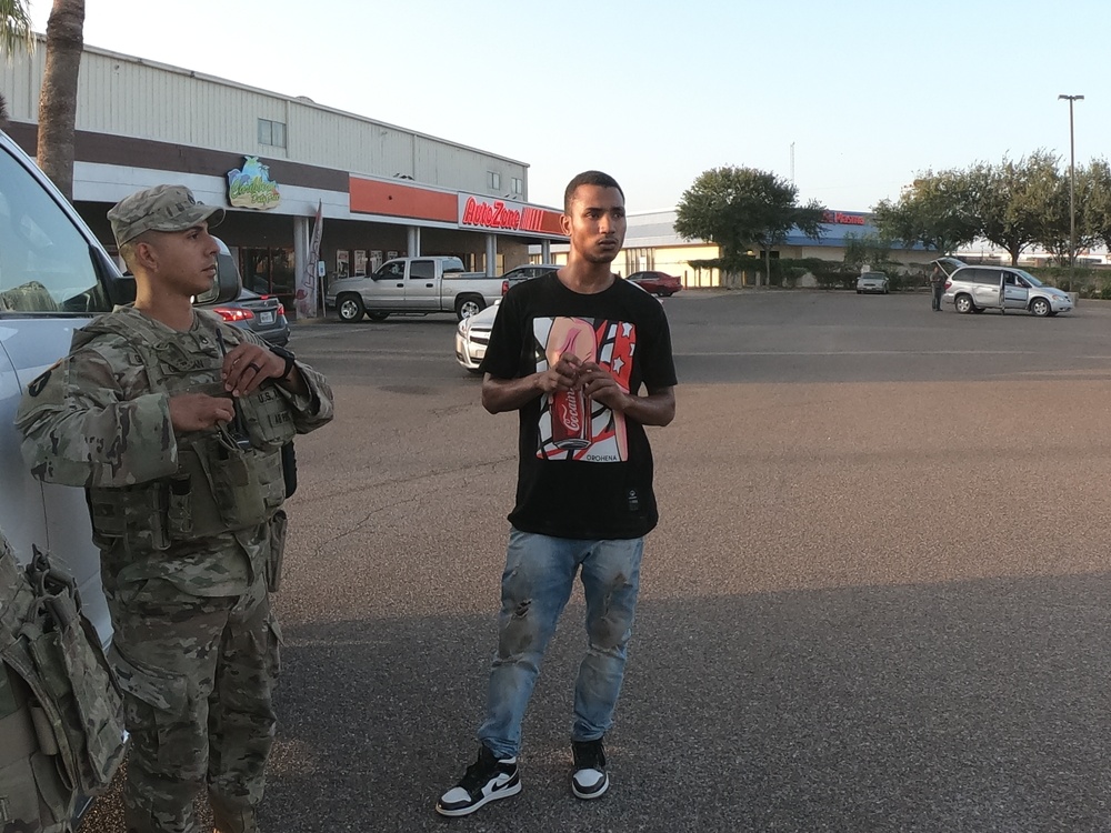 Texas Military Department Guards the Border