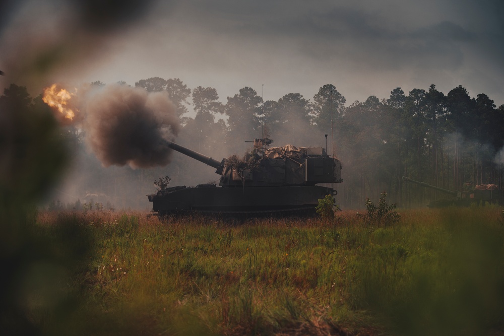 2nd Armored Brigade Combat Team bringing the thunder before the storm.