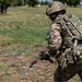 Irish Soldier charges with rifle sword at Northern Strike