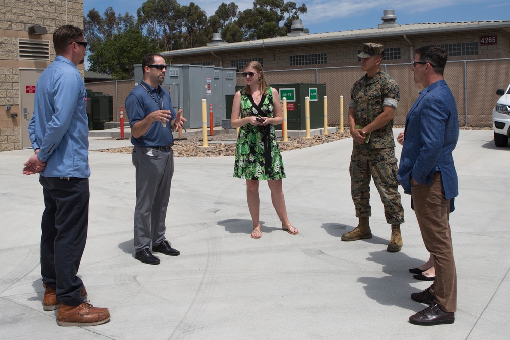 California Representatives tour MCAS Miramar microgrid