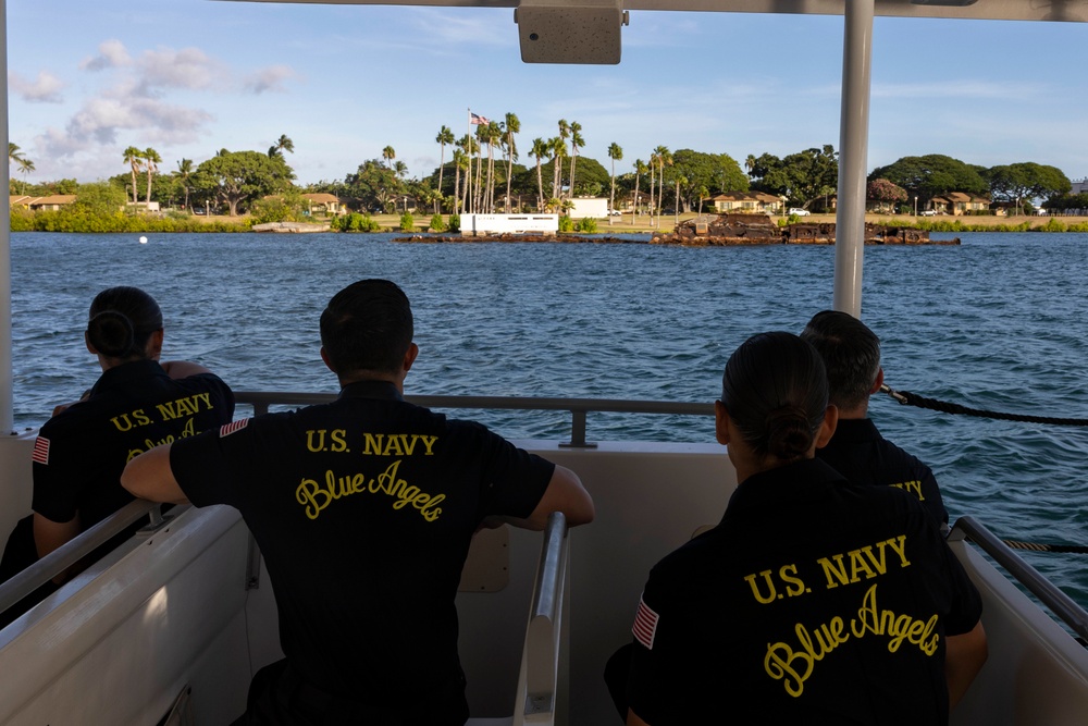 DVIDS Images Blue Angels Tour Pearl Harbor, Arizona Memorial [Image