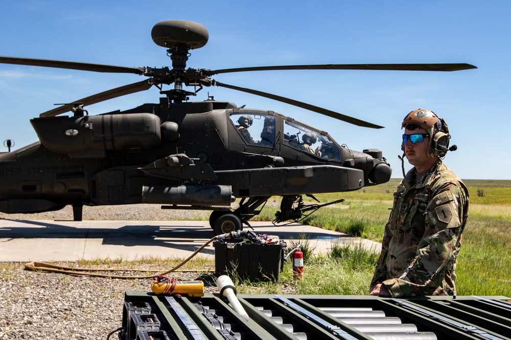 1st Infantry Division Hosts Apache Gunnery at Fort Riley