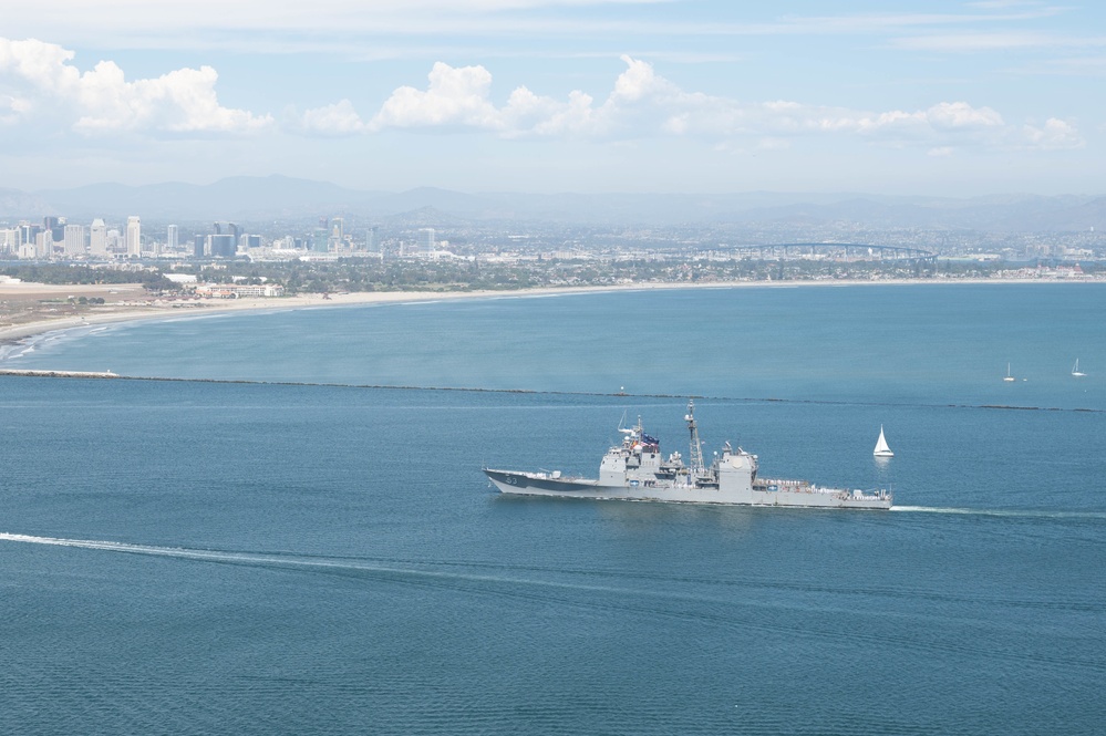 USS Mobile Bay Returns to Homeport