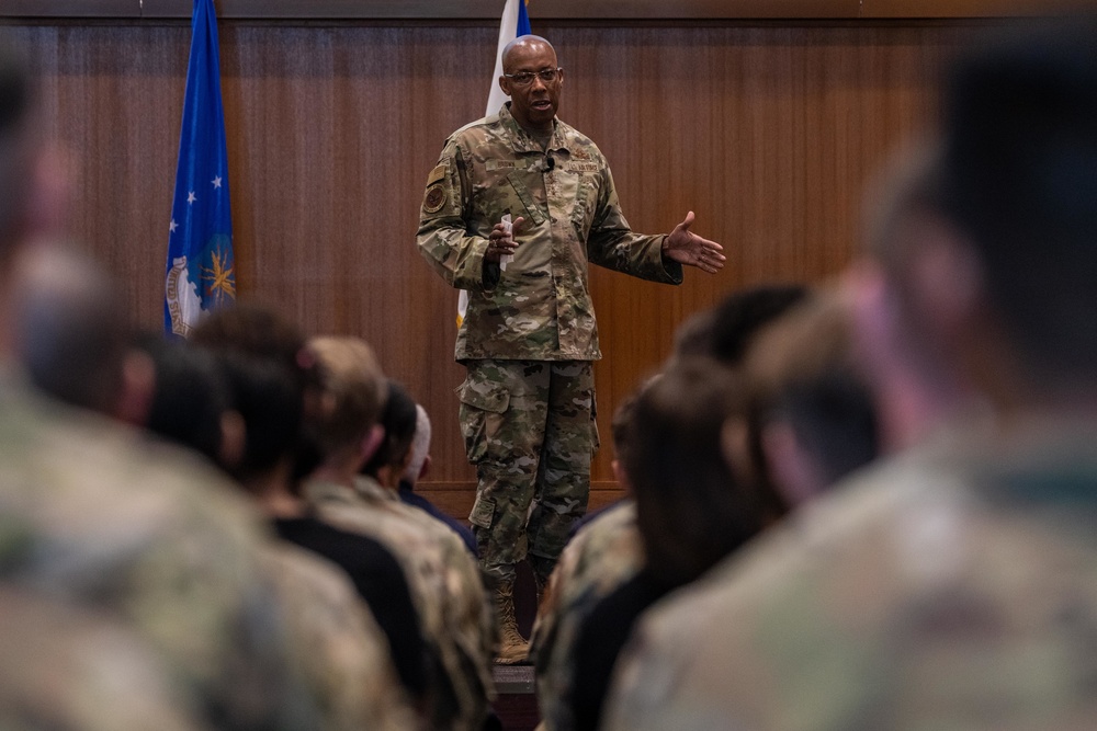 CSAF visits Kadena Air Base