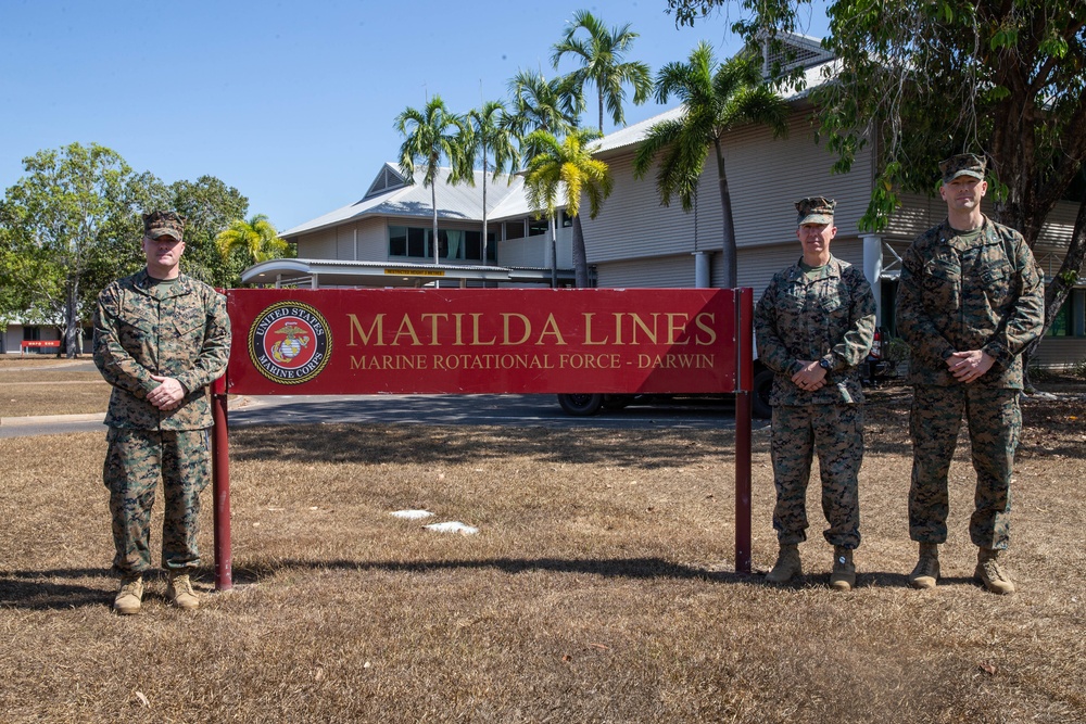 MRF-D 22: 1st MARDIV CG visits Marines and Sailors in Darwin