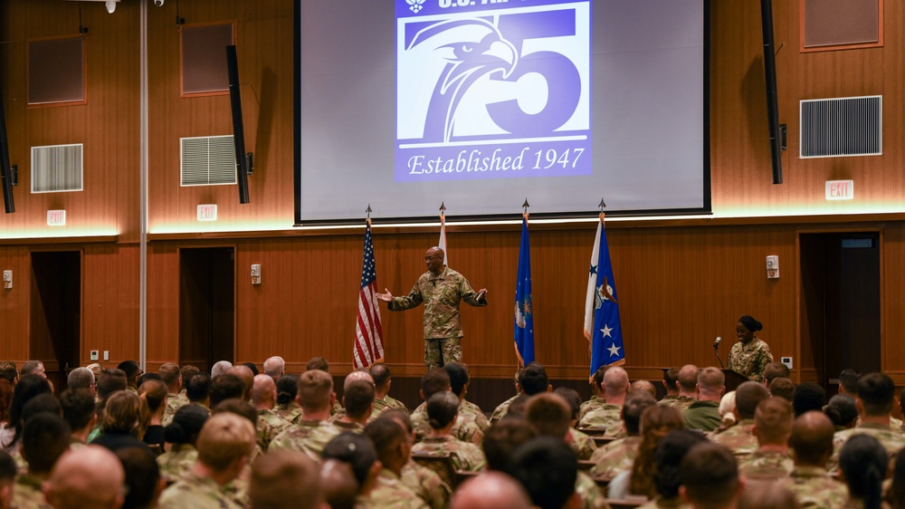 CSAF Visits Kadena Air Base