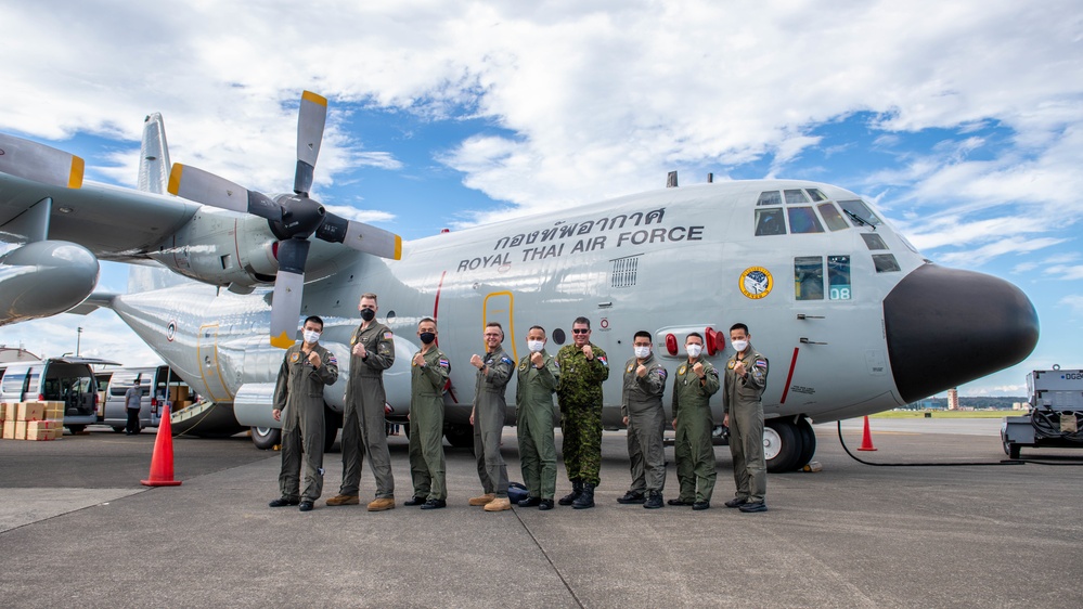 The Royal Thai Air Force visits Japan