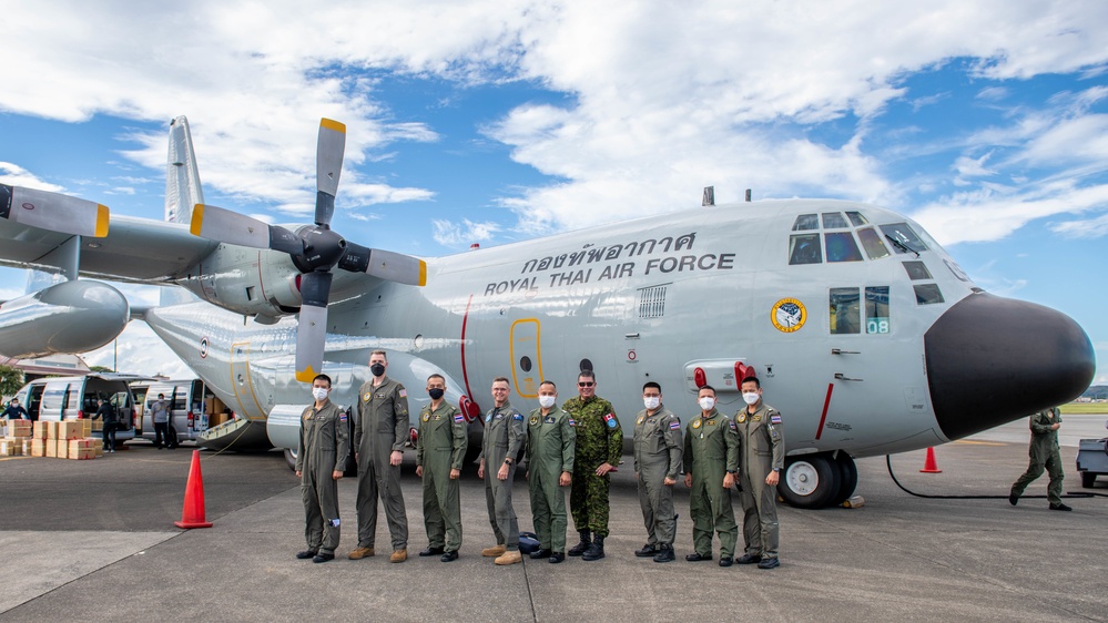 The Royal Thai Air Force visits Japan