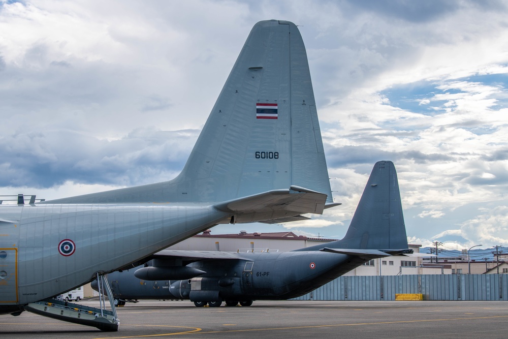 The Royal Thai Air Force visits Japan