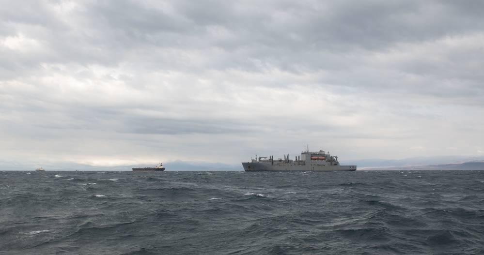 USNS Matthew Perry Pulls into the Port of Djibouti