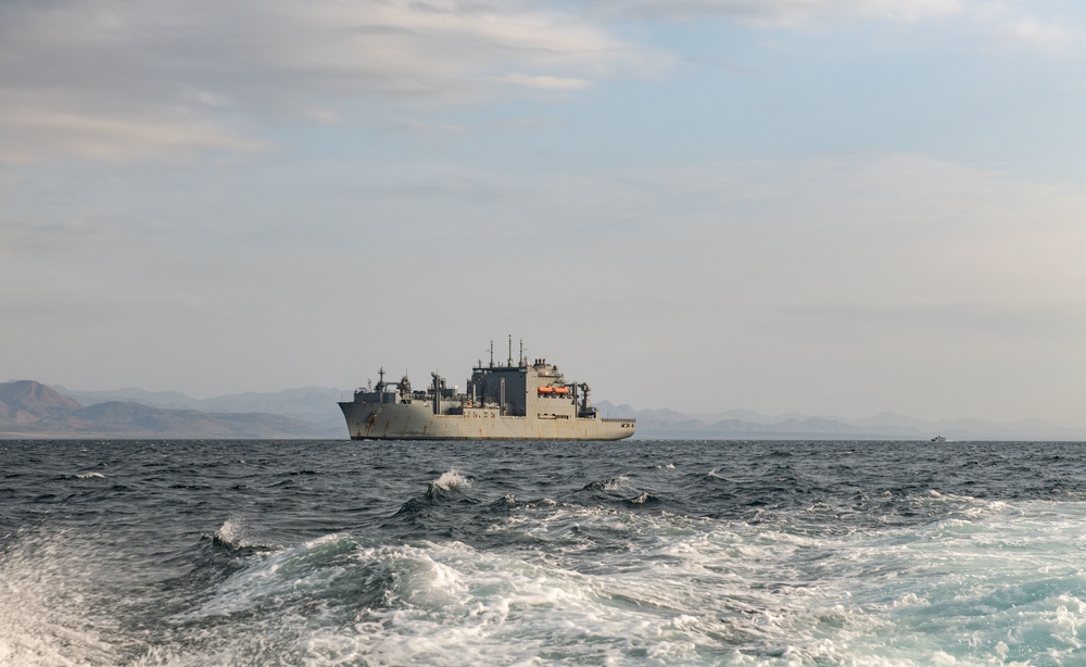 USNS Matthew Perry Pulls into the Port of Djibouti