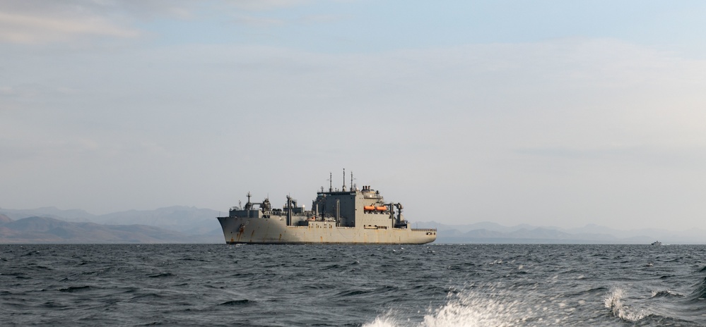 USNS Matthew Perry Pulls into the Port of Djibouti