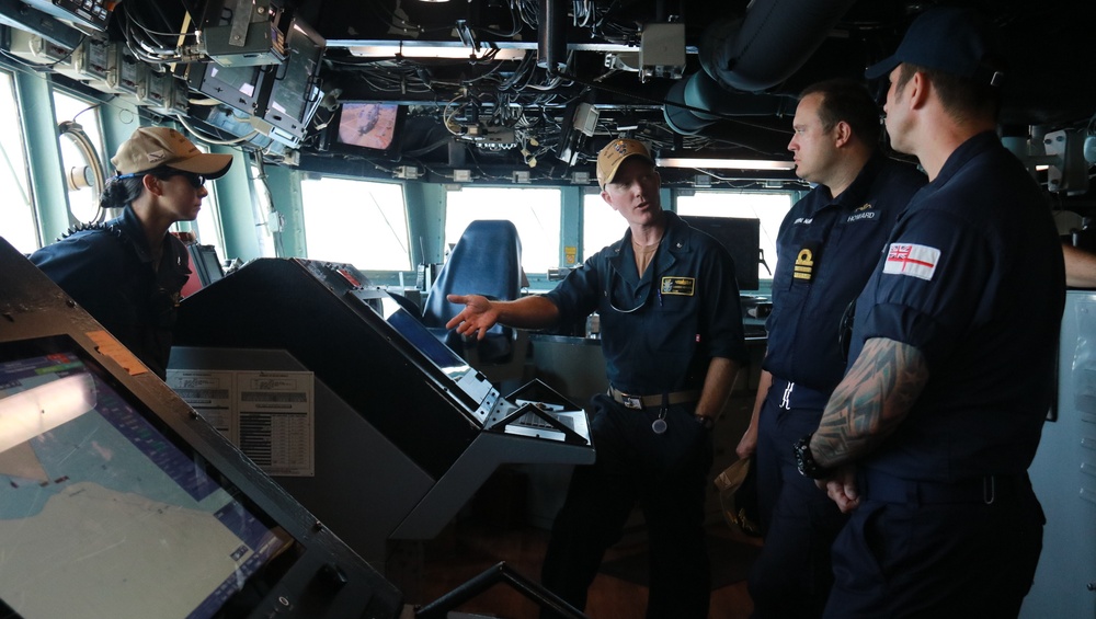 Ship tour for leadership aboard Royal Navy submarine Audacious