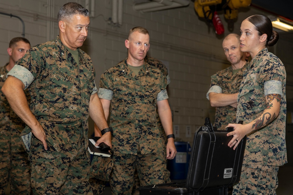 3rd MLG Communications Marines conduct Single Channel Radio Exercise