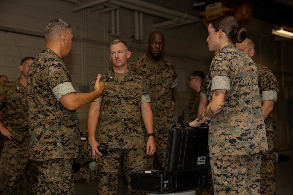 3rd MLG Communications Marines conduct Single Channel Radio Exercise