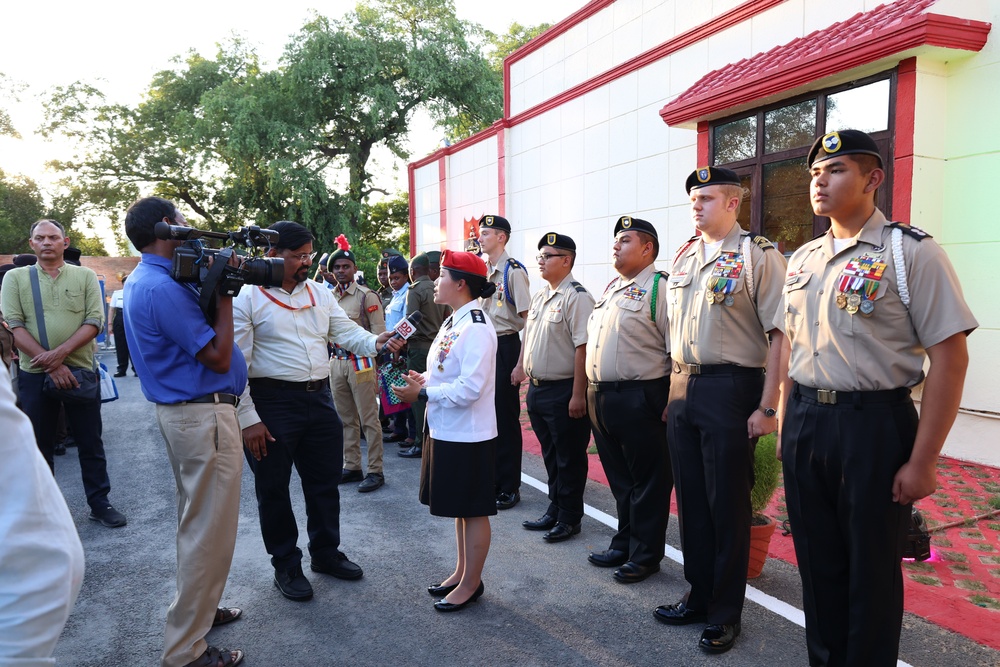 California Cadet Corps speaks with India news channel Doordarshan