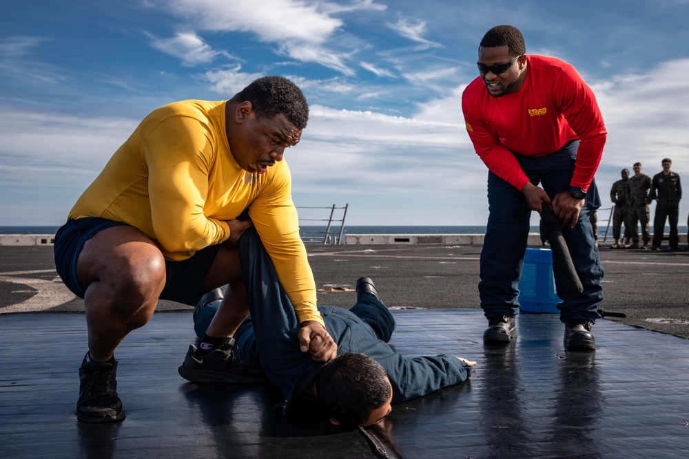 USS Arlington security reaction force basic course