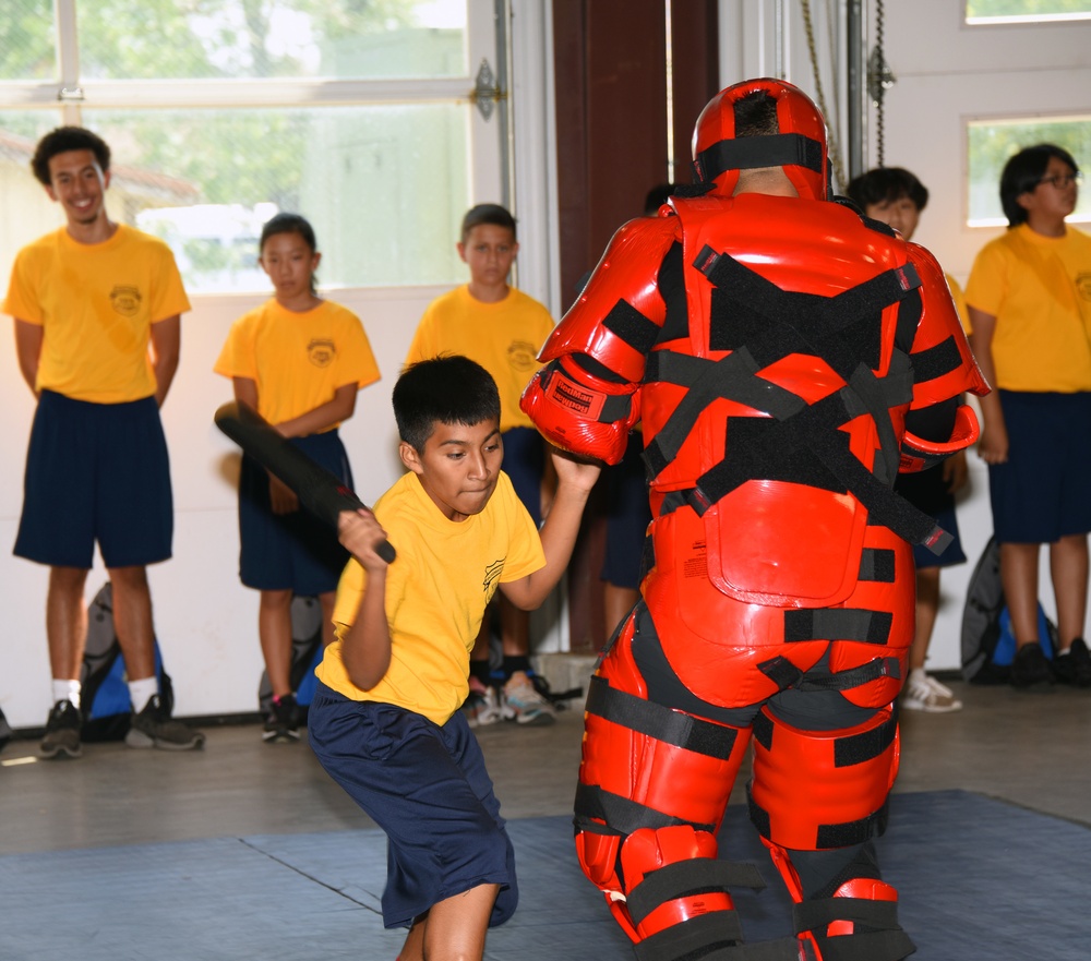 Hackensack Police Department Youth Academy visits Joint Base MDL