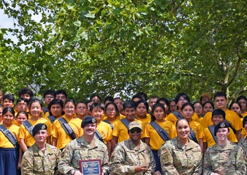 Hackensack Police Department Youth Academy visits Joint Base MDL