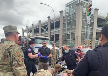 Always at the ready, Air Guardsmen save life during conference